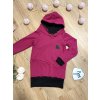Prodloužená mikina WARMKEEPER HOOD UP POPPY - Dámská (vhodné pro TĚHOTNÉ)