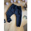 CHLAPECKÉ SOFTSHELLOVÉ baggy s fleecem WIDE BLACK
