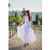 DÁMSKÉ Šaty MARSEILLE WHITE mušelín