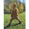 Hřejivá Chlapecká mikina FLEECE HOODIE Brown