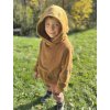 Hřejivá Chlapecká mikina FLEECE HOODIE Brown