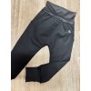 DĚTSKÉ ROSTOUCÍ SOFTSHELLOVÉ baggy s fleecem BASIC BLACK