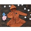 Softshell kabát s fleecem CINNAMON DOTS - Holčička
