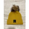 Zimní čepice MUSTARD CHAOS - Dospělí / Děti (S BAMBULÍ nebo BEZ BAMBULE)