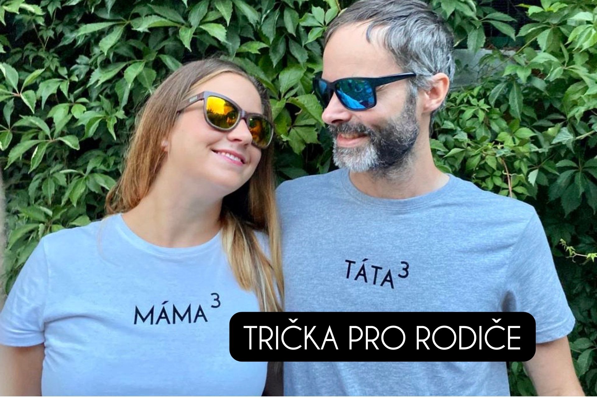Tričko pro rodiče nejen dvojčat.