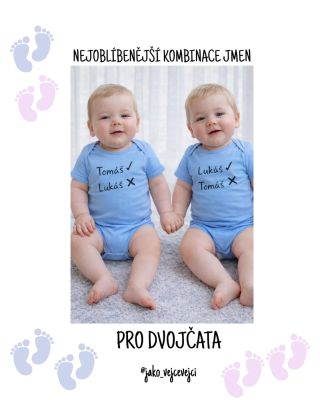 👶👶 Dvojitá radost, dvojité štěstí… a taky dvojité vybírání jména! Vybrat jména pro dvojčátka je krásná, ale někdy pořádná...