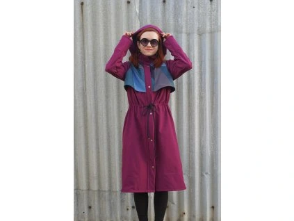 Kabát GEO mauve