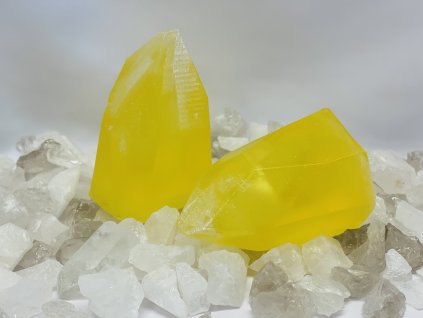 Mýdlo CITRÍN ve tvaru krystalu