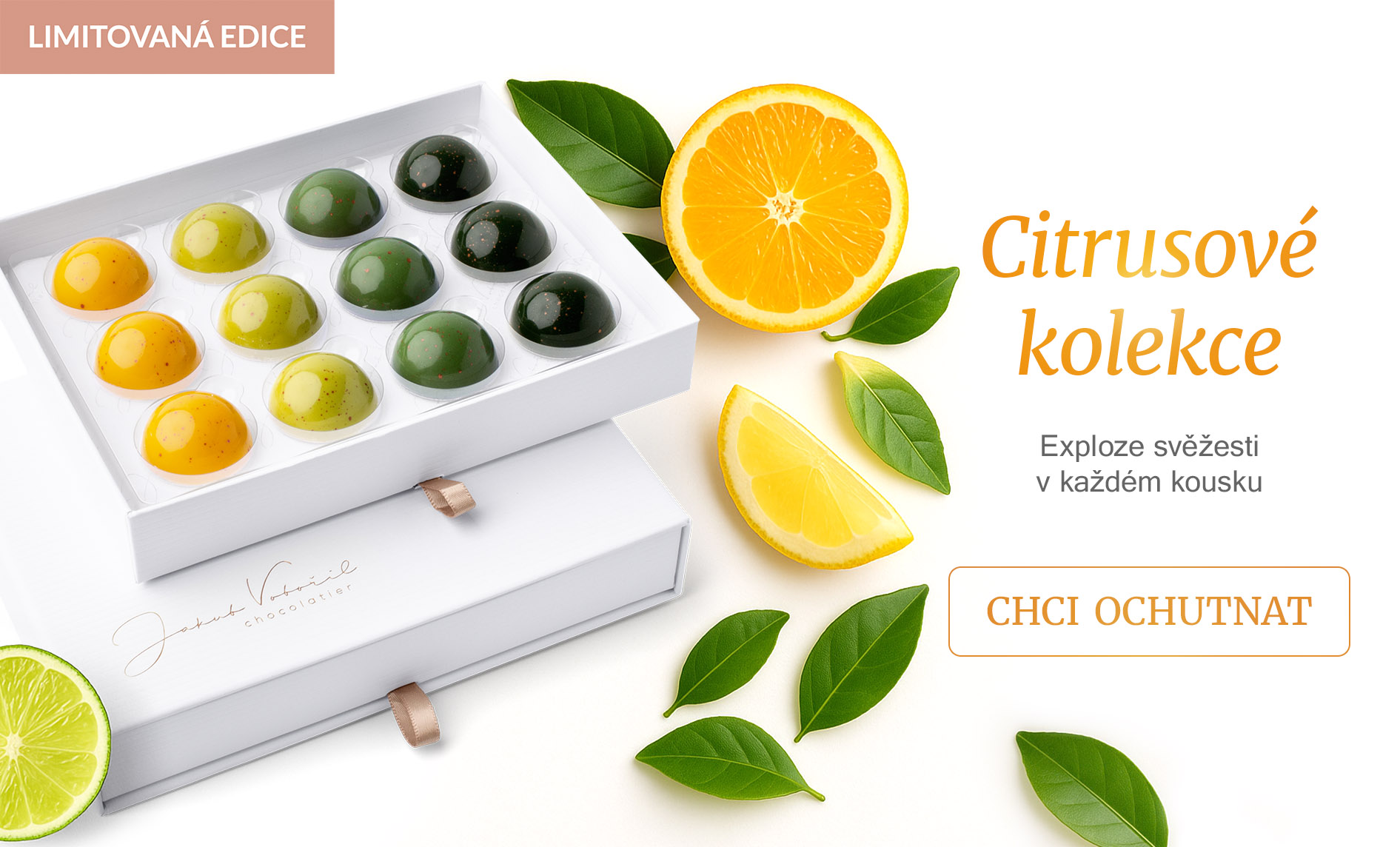 Limitovaná kolekce citrusových pralinek