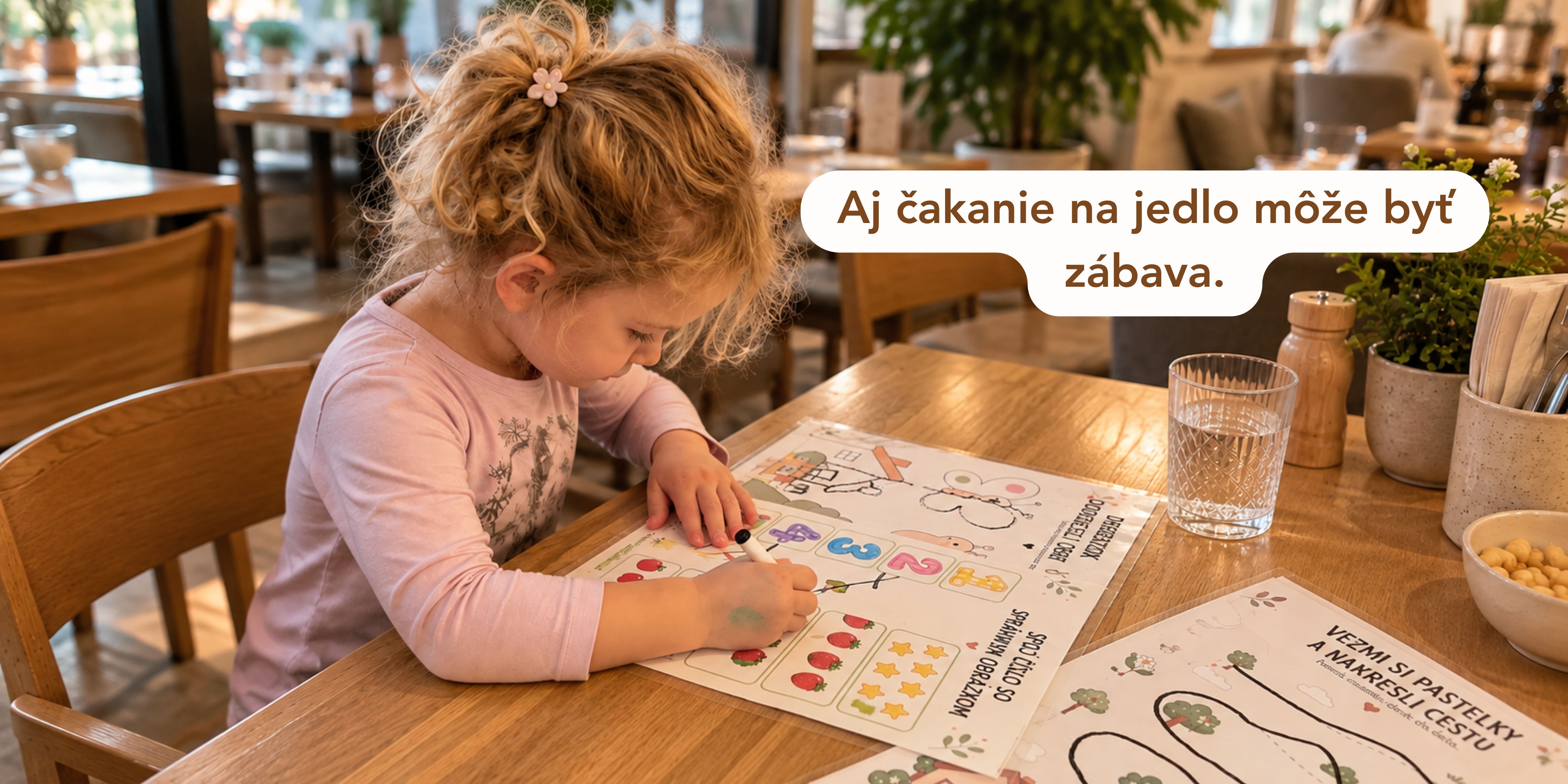 Aj čakanie na jedlo môže byť zábava