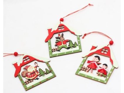 28923 dreveny zaves domecek andel sob santa 3603