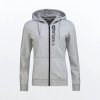 club greta hoodie fz women grey melange (2)