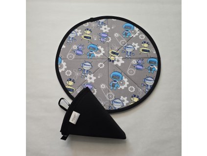 Podsedák-robot šedý