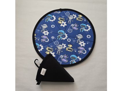 Podsedák-robot modrý