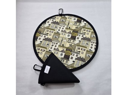 Podsedák-dom béžový