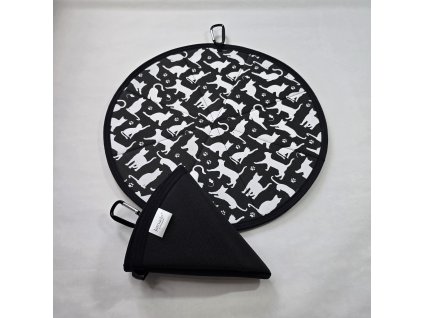 Podsedák-čiernobiela mačka