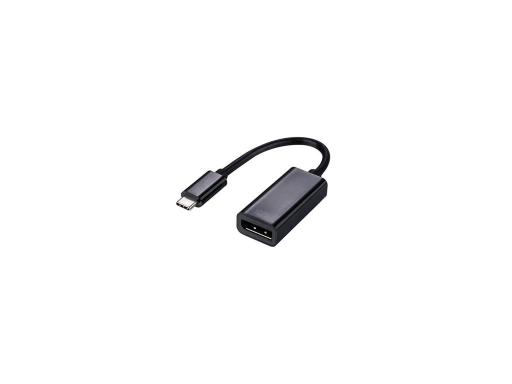 C-TECH Adaptér Type-C na Displayport, M/F, 15cm
