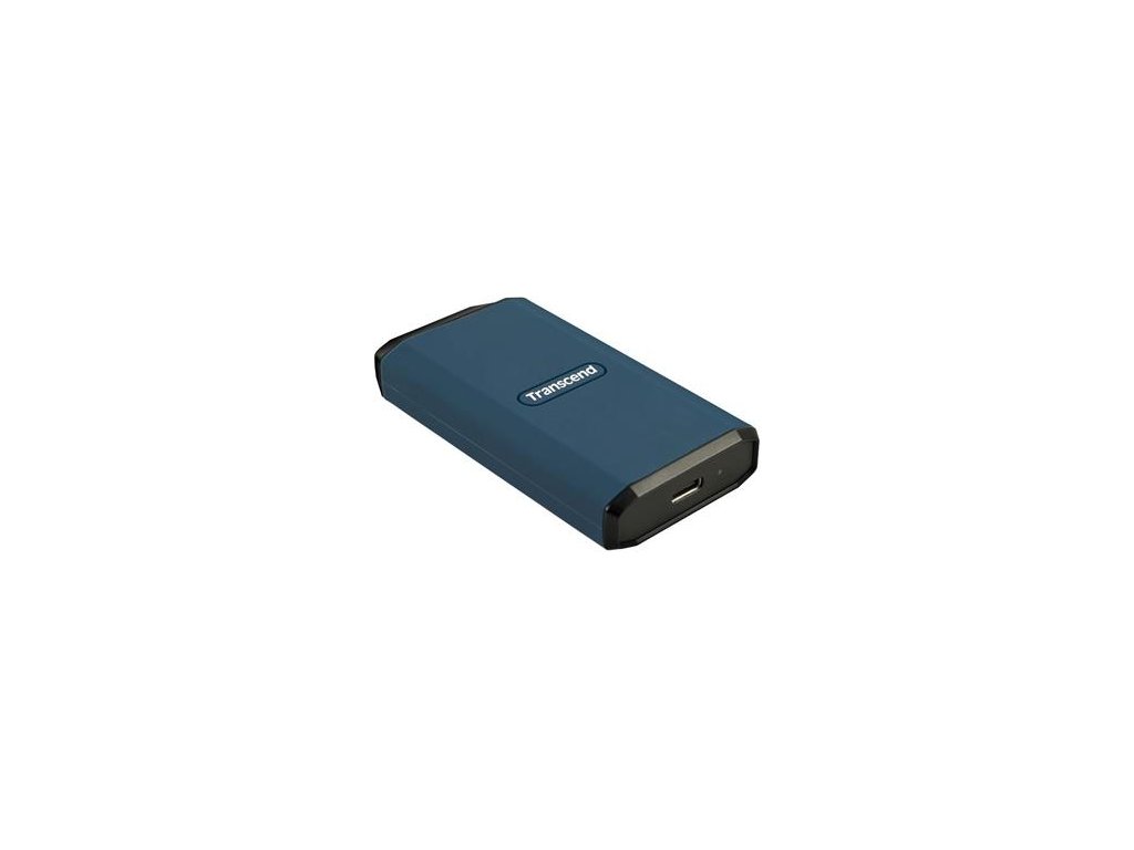 Transcend ESD410C 1TB, USB 20Gbps Type C, Externí odolný SSD disk (3D NAND flash), 2000MB/R, 2000MB/W, modrý