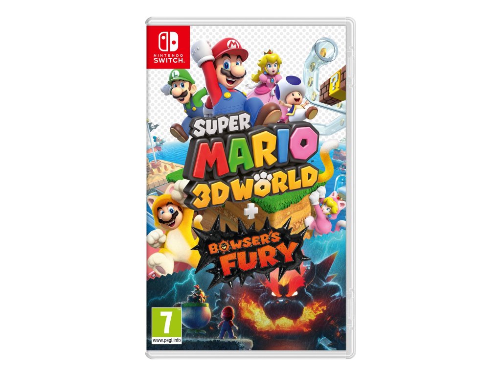 SWITCH Super Mario 3D World + Bowser's Fury  + Darček Pop IT