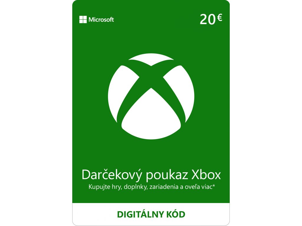 ESD XBOX - Darčeková karta Xbox - 20 EUR