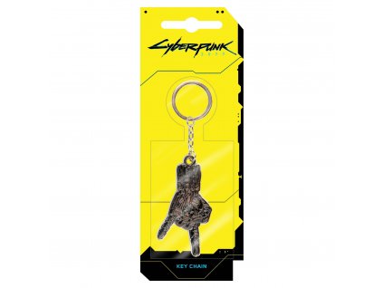 CYBERPUNK 2077 Silverhand Metal Silver kľúčenka