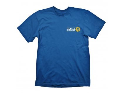 Fallout Vault 76 tričko (Farba Modrá, Veľkosť S)