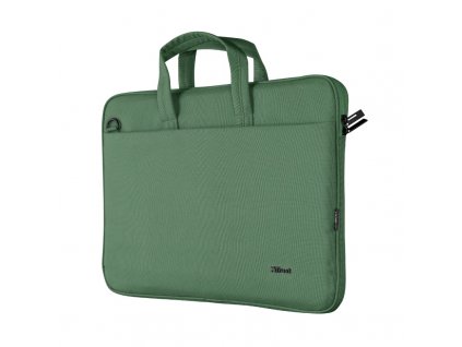 TRUST Bologna Slim  16" Taška na notebook  TRUST 16" Bologna Slim Laptop Bag Eco, zelená