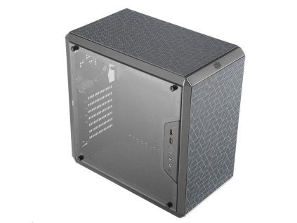 Cooler Master case MasterBox Q500L, ATX, Průhledná bočnice, 1x 120mm Fan, Černá  Skriňa Cooler Master MasterBox Q500L,Mid Tower, USB 3.0, čierna, bez napájania