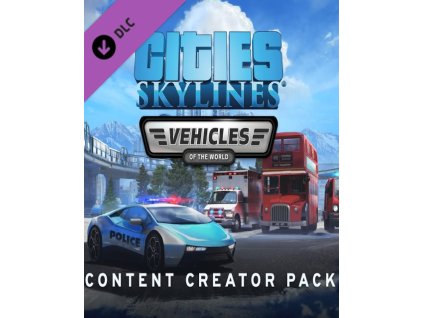 Cities Skyline Content Creator Pack DLC Vehicles DLC (PC) Steam Key