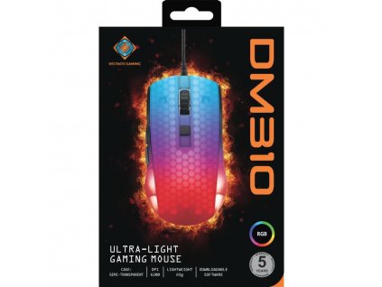 DELTACO GAMING DM310 USB Myš - Čierna