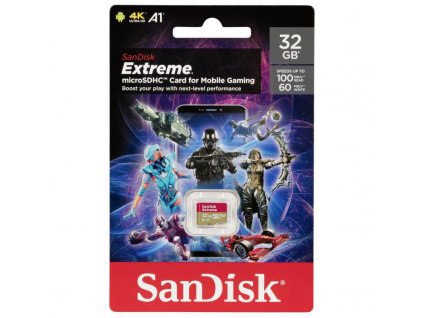 SanDisk Extreme microSDHC 32GB Mobile Gaming