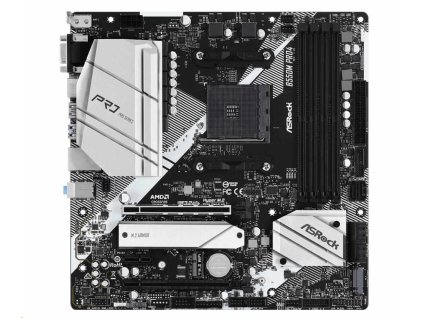 ASROCK  B550M Pro4 Základná doska  ASRock MB Sc AM4 B550M PRO4, AMD B550, 4xDDR4, HDMI, DP