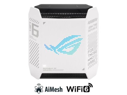 ASUS GT6 1-pack white Wireless AX10000 ROG Rapture Wifi 6 Tri-band Gaming Mesh System