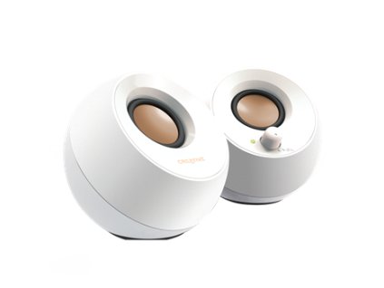 CREATIVE Pebble Stereo 4W biele reproduktory