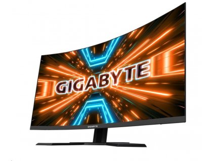 GIGABYTE LCD - 31.5" herný monitor G32QC A, 2560x1440 QHD, 350 cd/m2, 1 ms, 2xHDMI 2.0, 1xDP 1.2, 2xUSB 3.0, krivka, VA