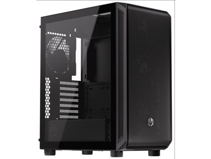 Endorfy skříň Arx 500 Air / ATX / 5 x 140 fan (až 7 fans) / 2xUSB-A / USB-C / tvrzené sklo  / mesh panel /  černá  NC 17