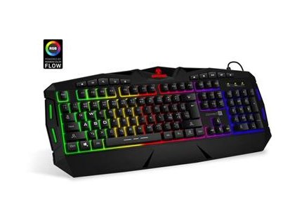 CONNECT IT BIOHAZARD klávesnice pro hráče, RGB podsvícení, 10 multimed. kláves, USB (CZ+SK verze)