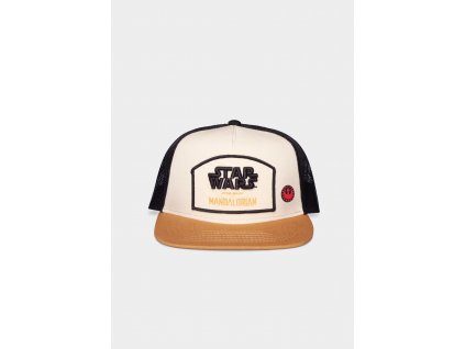 The Mandalorian - Adjustable Mesh Boys Cap (Barva Beige)