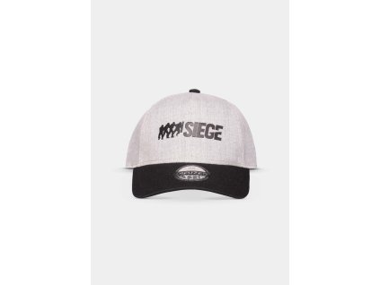 6-Siege - Logo - Men's Adjustable Cap (Barva Grey)