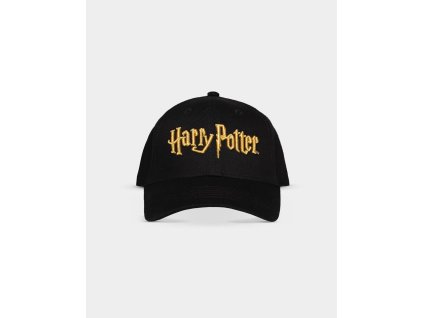 Harry Potter - Adjustable Cap Gold Logo (Barva Black)