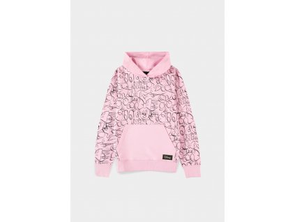 Disney - Minnie Mouse - Girls AOP Hoodie (Kangaroo pocket)