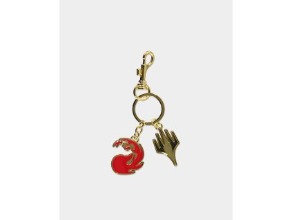 Magic: The Gathering - Red Mana Metal Keychain