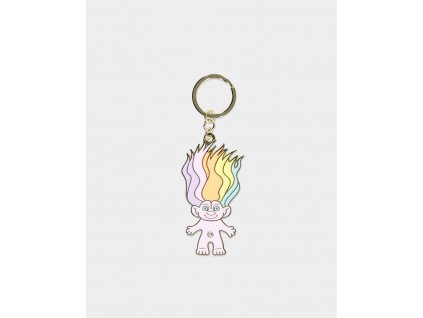 Trolls - Metal Keychain With PU Label (Barva Multicolor)
