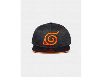 Naruto Shippuden - Badge Snapback (Barva Black)
