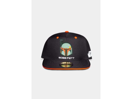 The Mandalorian - Boba Fett - Bounty Hunter Boys Snapback Cap (Barva Black)