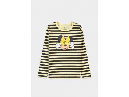 Disney - Minnie Mouse - Girls Striped Crew Sweater