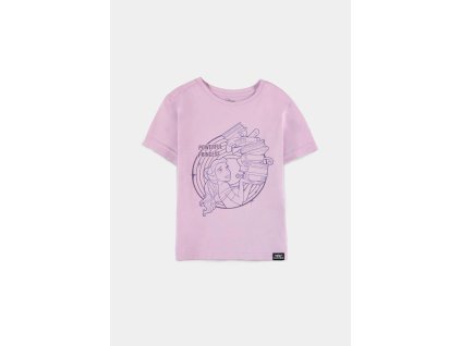 Disney Fearless Princess (Kids) - Belle Girls Short Sleeved T-shirt