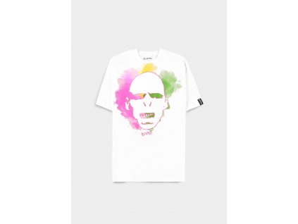Harry Potter: Wizards Unite - Women's Smokey Voldemort Oversized White Short Sleeved T-shirt