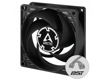 ARCTIC P8 PWM PST CO Case Fan - 80mm štandard PWM case fan with double ball bearing technology