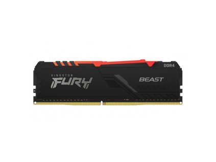 Kingston FURY Beast/DDR4/8GB/3600MHz/CL17/1x8GB/RGB/Black